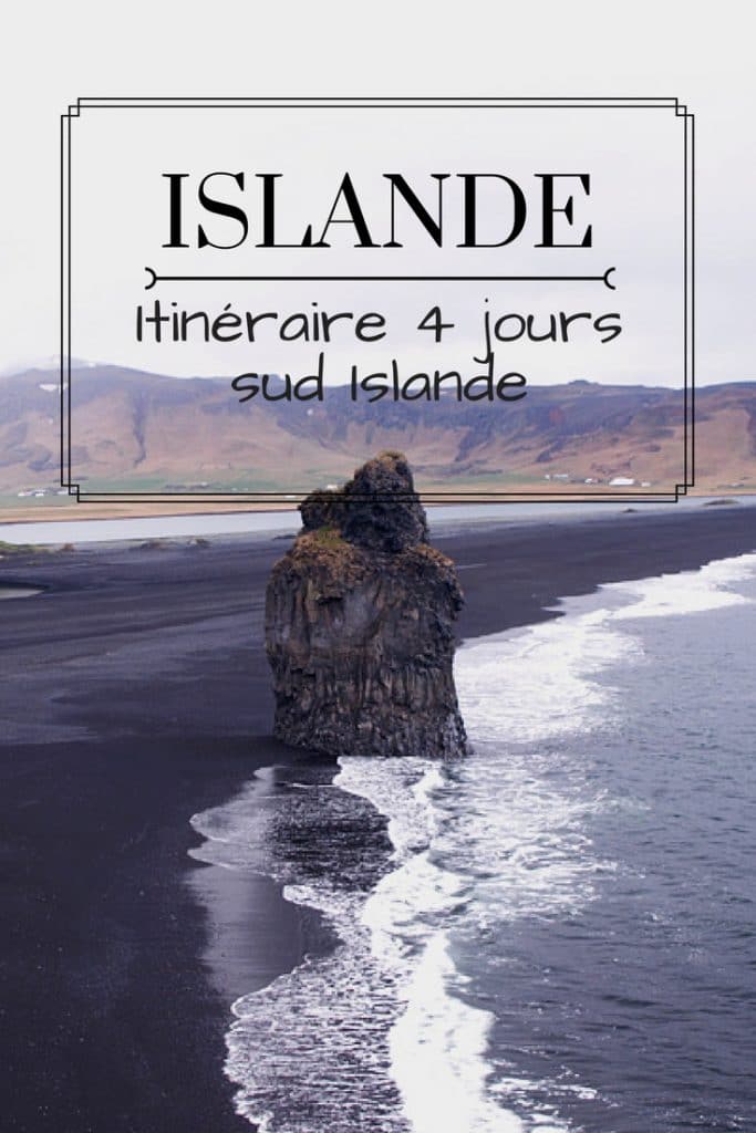 Itinéraire 4 jours dans le sud de l'Islande