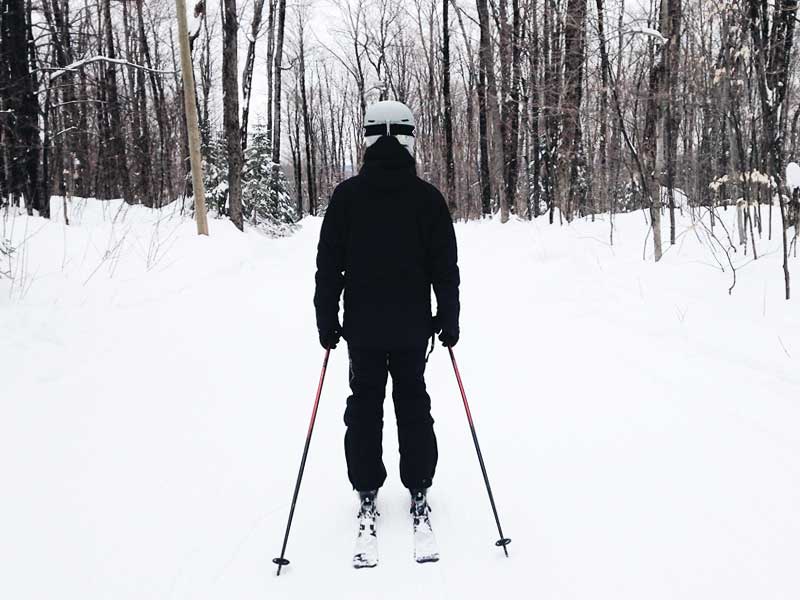 Ski alpin à la montagne Vallée du Parc : escapade weekend hiver en Mauricie